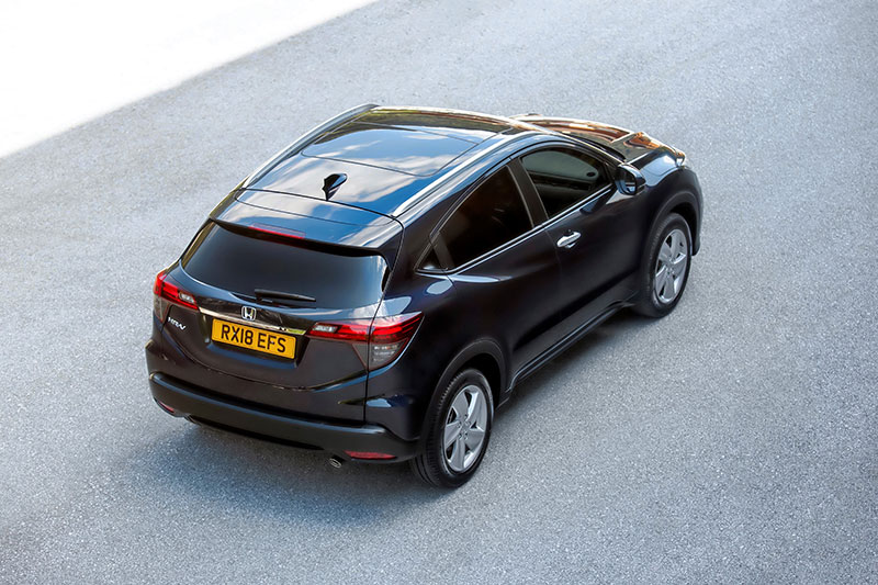 Hohe Heckansicht Honda HRV Modellpflege