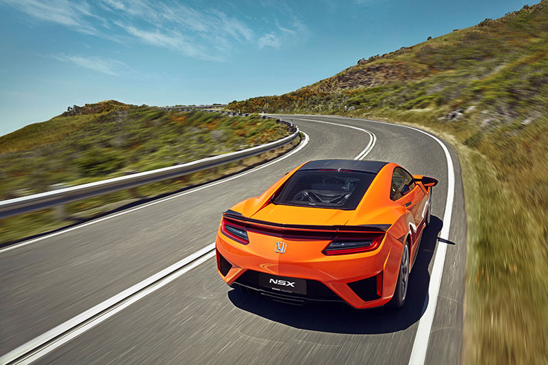 Heckansicht Honda NSX Modellpflege