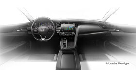 Armaturenbrett des neuen Honda Insight