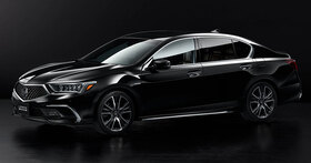 Vordere Seitenansicht des neuen Honda Legend