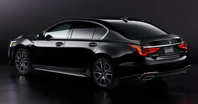 Hintere Seitenansicht des neuen Honda Legend