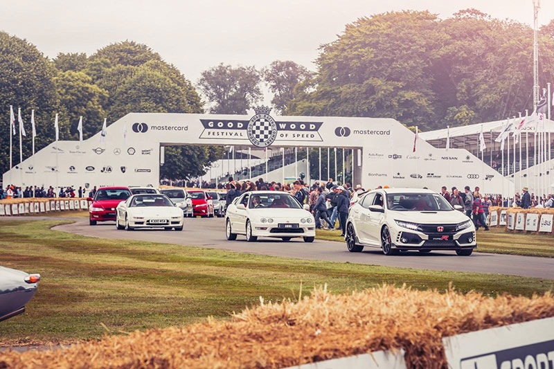 Type R Parade am Festival of Speed