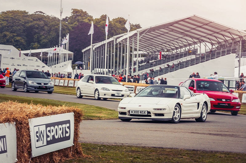 NSX R, Accord Type R und Civic Type R am Festival of Speed