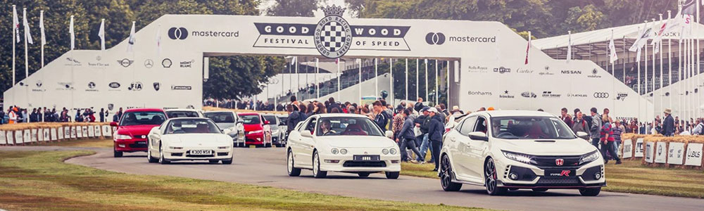 Titelbild des 25. Type R Jubiläums am Festival of Speed