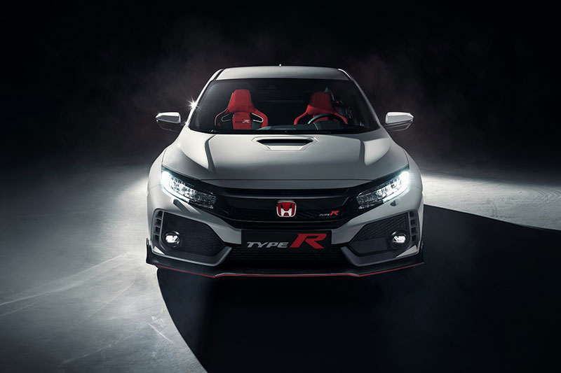 Vorderansicht des neuen Civic Type R