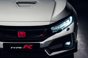 Scheinwerfer des neuen Civic Type R
