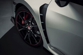 Luftauslass am Kotflügel des neuen Civic Type R