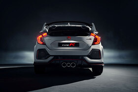 Heckansicht des neuen Civic Type R