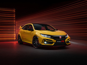 seitliche Frontansicht Honda Civic Type R Limited Edition