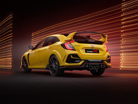 seitliche Heckansicht Honda Civic Type R Limited Edition