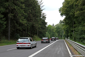 Honda Civic EE9 und CRX EE8 auf einer Ausfahrt durch Eifel