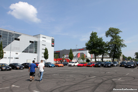 Übersicht der anderen Hondas von vorne am EE-Meeting