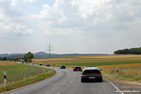 EE-Meeting Konvoi auf der Landstrasse