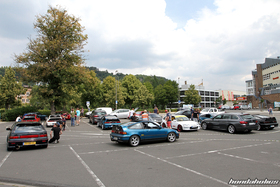 Parkplatz voller Honda Civic EE9 und CRX EE8