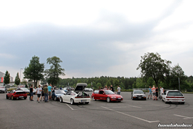 Heckansicht verschiedener Hondas am EE-Meeting