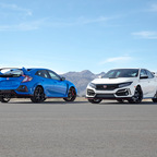 Honda Civic Type R Blau und Weiss