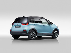 Heckansicht des neuen Honda Jazz Crosstar