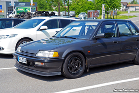 Seitenansicht einer Honda Civic Limousine ED4 mit B16A Motor