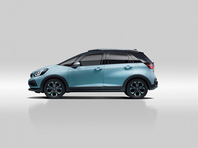 Profilansicht des neuen Honda Jazz Crosstar