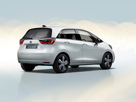 Heckansicht des neuen Honda Jazz