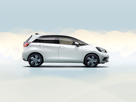 Seitenansicht des neuen Honda Jazz