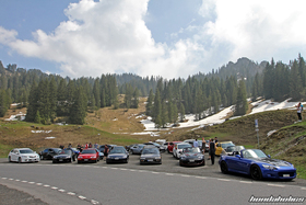 Honda auf der Ibergeregg von vorne