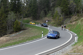 Blauer Del Sol auf der Honda-Ausfahrt