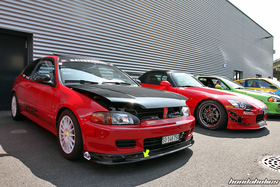 Roter Civic VTi EG6 und S2000 am Japanertreffen