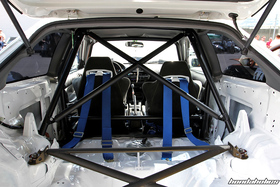 Innenraum Civic EK4 Turbo mit Überrollkäfig